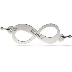 Bratarica cu lantisor din aur galben cod: Infinit 2