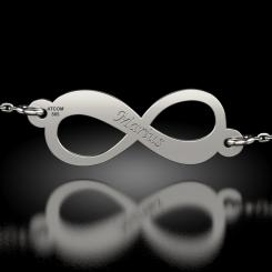 Bratarica cu lantisor din aur galben cod: Infinit 5
