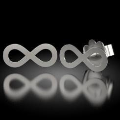 Cercei din argint model Infinit 2