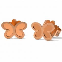 Cercei din aur galben model Butterfly 3