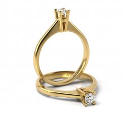 Inel de logodna ATCOM Lux cu diamant ANTILA aur alb 3