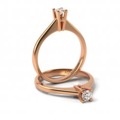Inel de logodna ATCOM Lux cu diamant ANTILA aur galben 4
