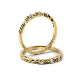 Inel de logodna din aur alb cu diamante cod: ANNELISSE 3
