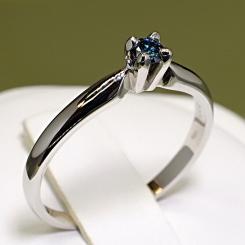 Inel din aur cu diamant model i004db 2