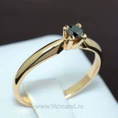 Inel din aur cu diamant model i004dn 2