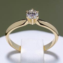 Inel din aur cu diamant model i009 1