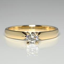Inel din aur cu diamant model i017p4 4