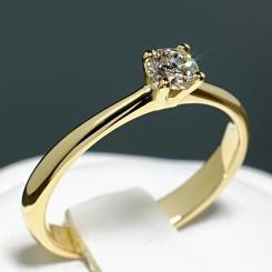 Inel din aur cu diamant model i026 5