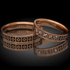 poza Verighete din aur galben cod: Crina Black - Motive traditionale romanesti 12